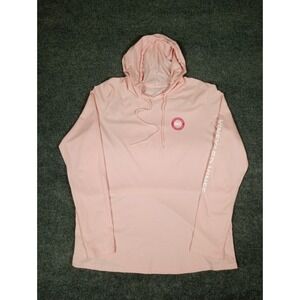Vineyard Vines Women's Pullover Hoodie New Pink Tee Shirt Large Long Sleeve